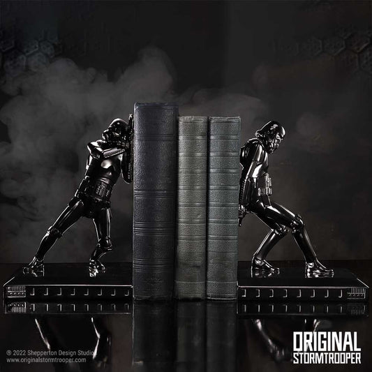 Guard Your Galaxy of Books with Stormtrooper Shadow Bookends!