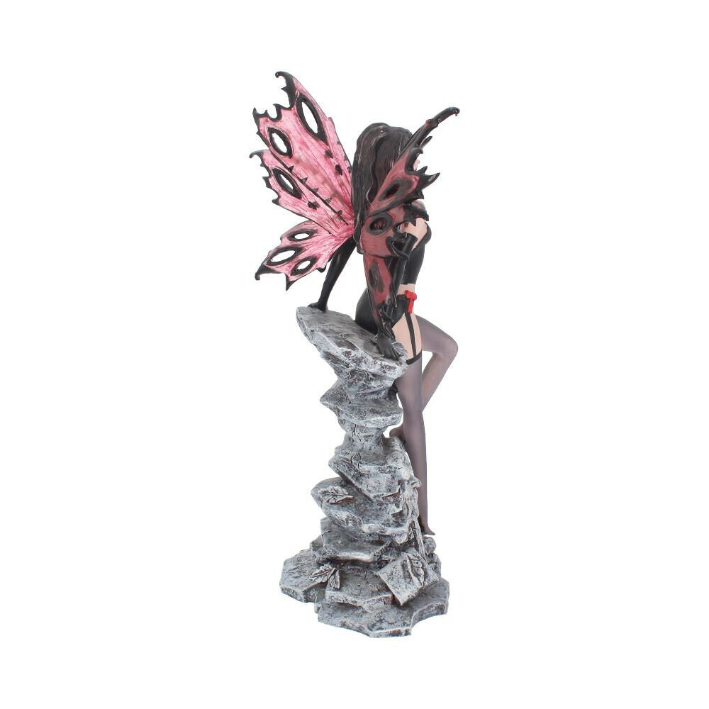 Scarlet Gothic Fairy Figurine Nemesis Now Dark Fantasy Red & Black Decor 28cm - Pixel Corner