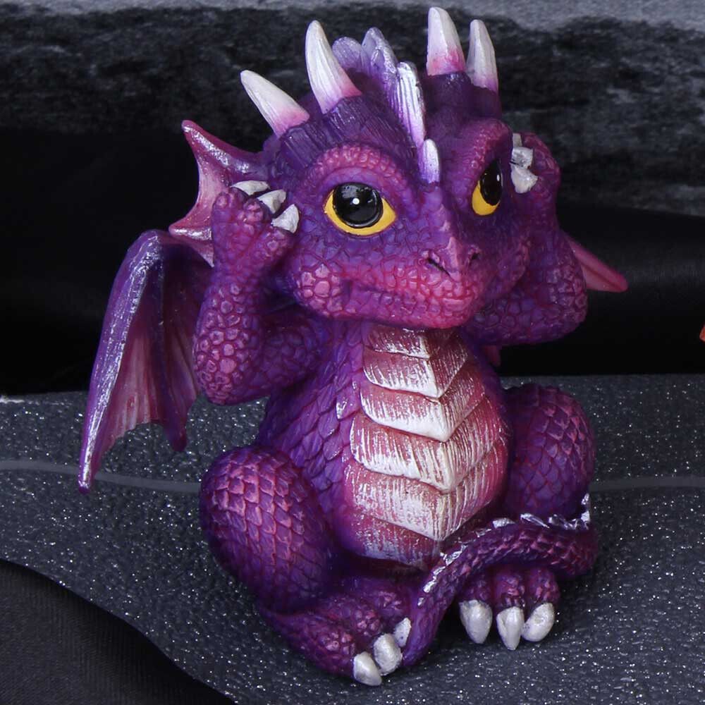 Three Wise Dragonlings Figurine by Nemesis Now - 8.5cm - Pixel Corner