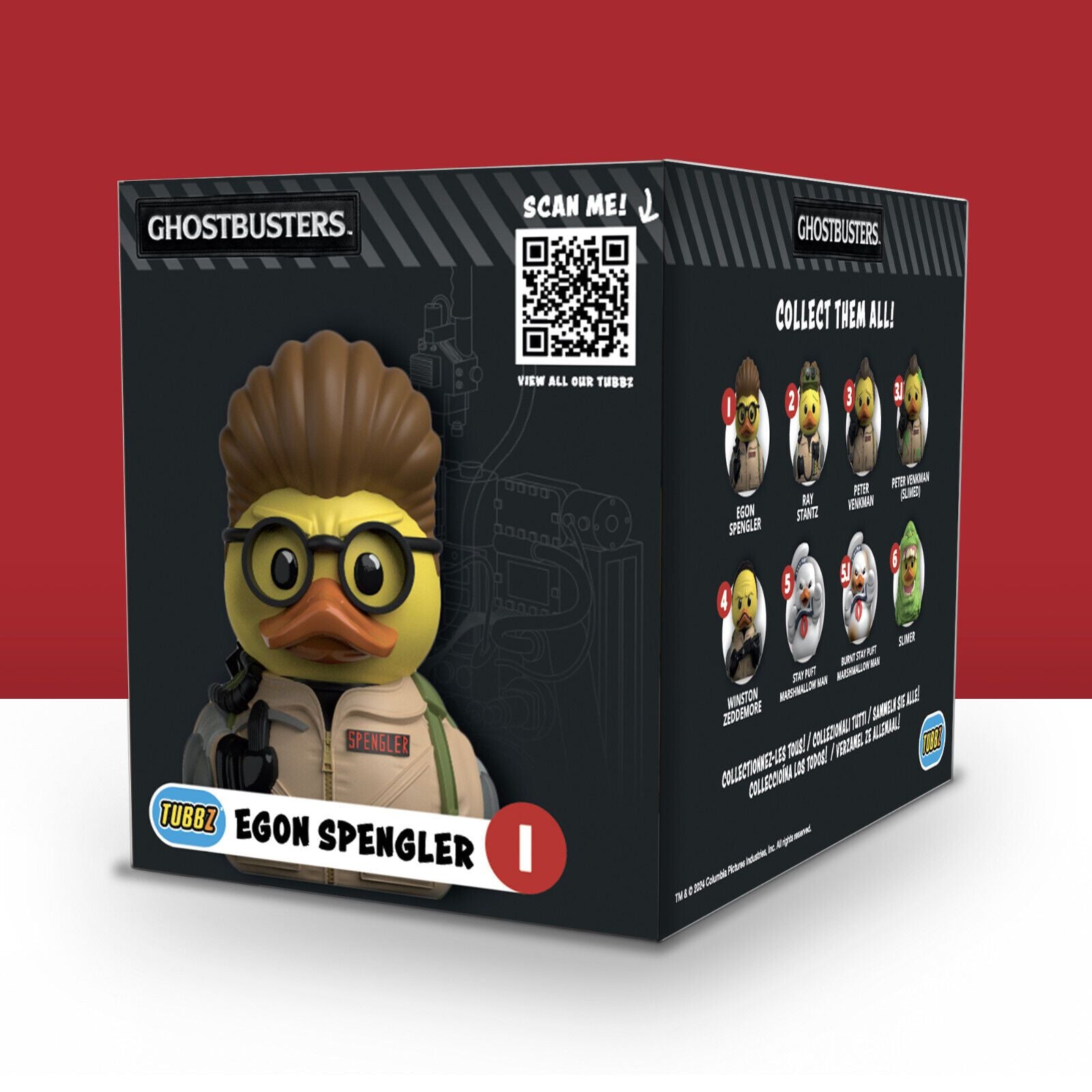 Numskull Official Ghostbusters Egon Spengler TUBBZ (Boxed Edition) - Pixel Corner