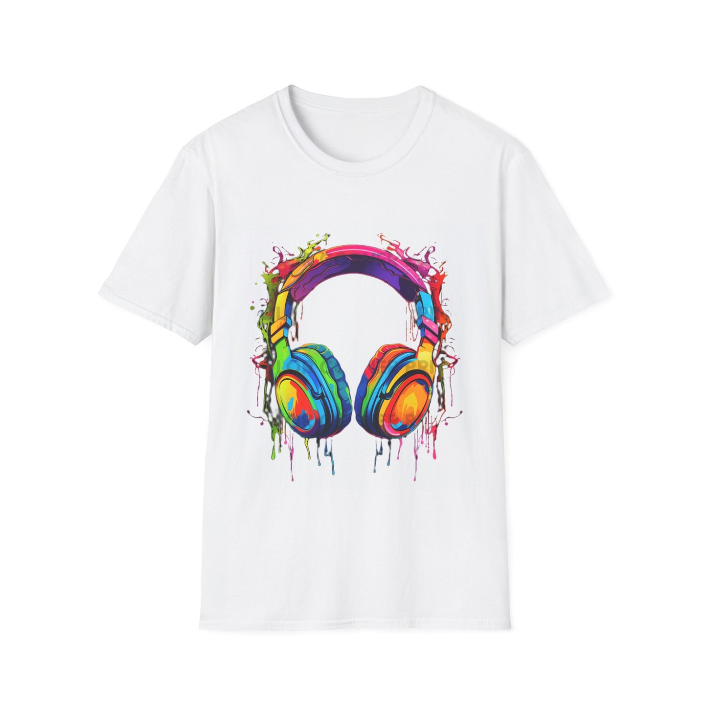 T-Shirt - Funky Headphones - Pixel Corner