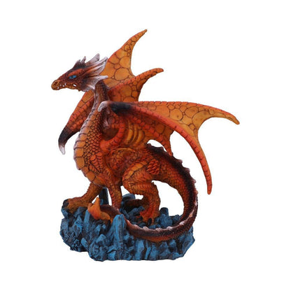 Gothic Orange Dragon "Ember Guard" Figurine Ornament Nemesis Now New & Boxed