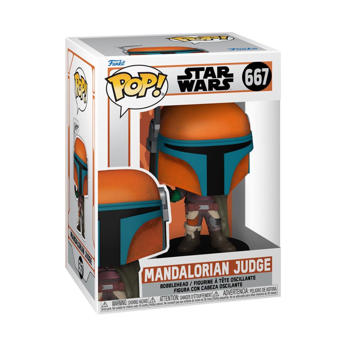 STAR WARS THE MANDALORIAN JUDGE 3.75" POP VINYL FIGURE FUNKO 667 NEW - Pixel Corner