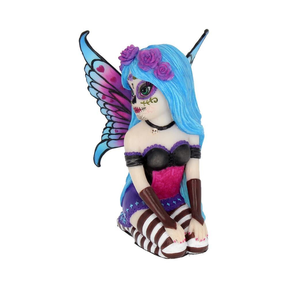 Nemesis Now AZULA Sugar Skull Fairy Day of the Dead Gothic Ornament 11cm - Pixel Corner