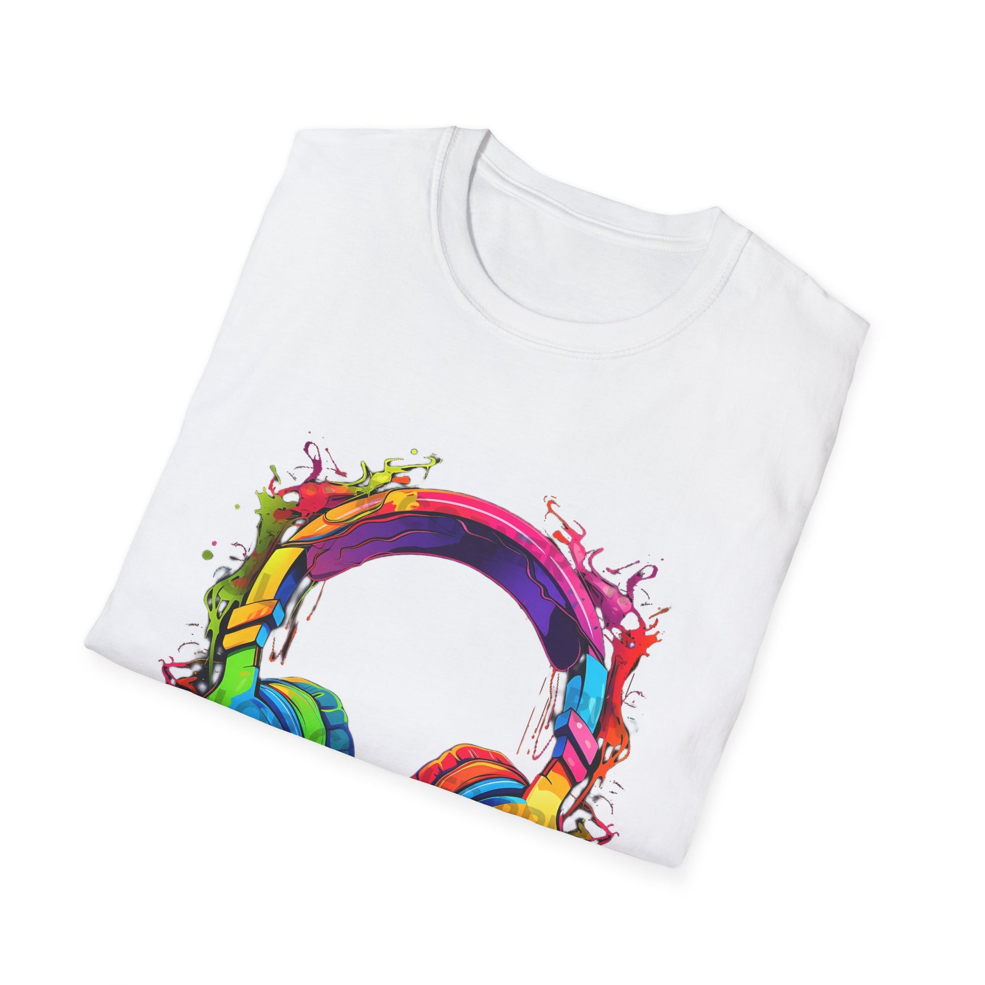 T-Shirt - Funky Headphones - Pixel Corner