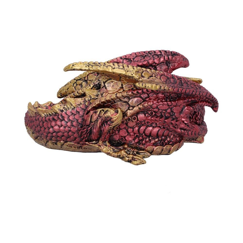 Nemesis Now Aaden Red and Golden Resting Dragon Figurine - Pixel Corner