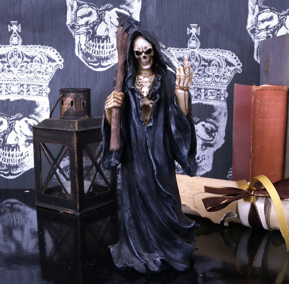 Death Wish - ill Wishing Gothic Reaper Figure Ornament - Nemesis Now - 22cm - Pixel Corner