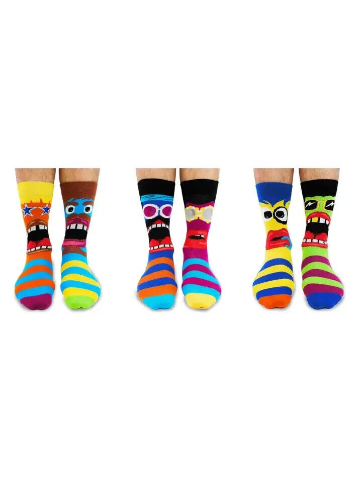 MENS UNITED ODDSOCKS FUNK YOU NOVELY SOCKS FOR MEN UK 6 - 11 GIFT BOXED - Pixel Corner