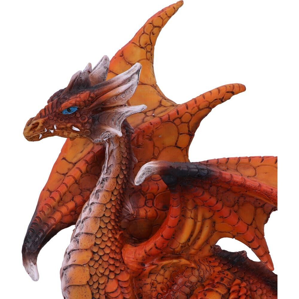 Gothic Orange Dragon "Ember Guard" Figurine Ornament Nemesis Now New & Boxed