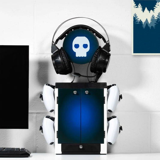 Numskull PS5 Inspired Blue and White Gaming Locker - Pixel Corner