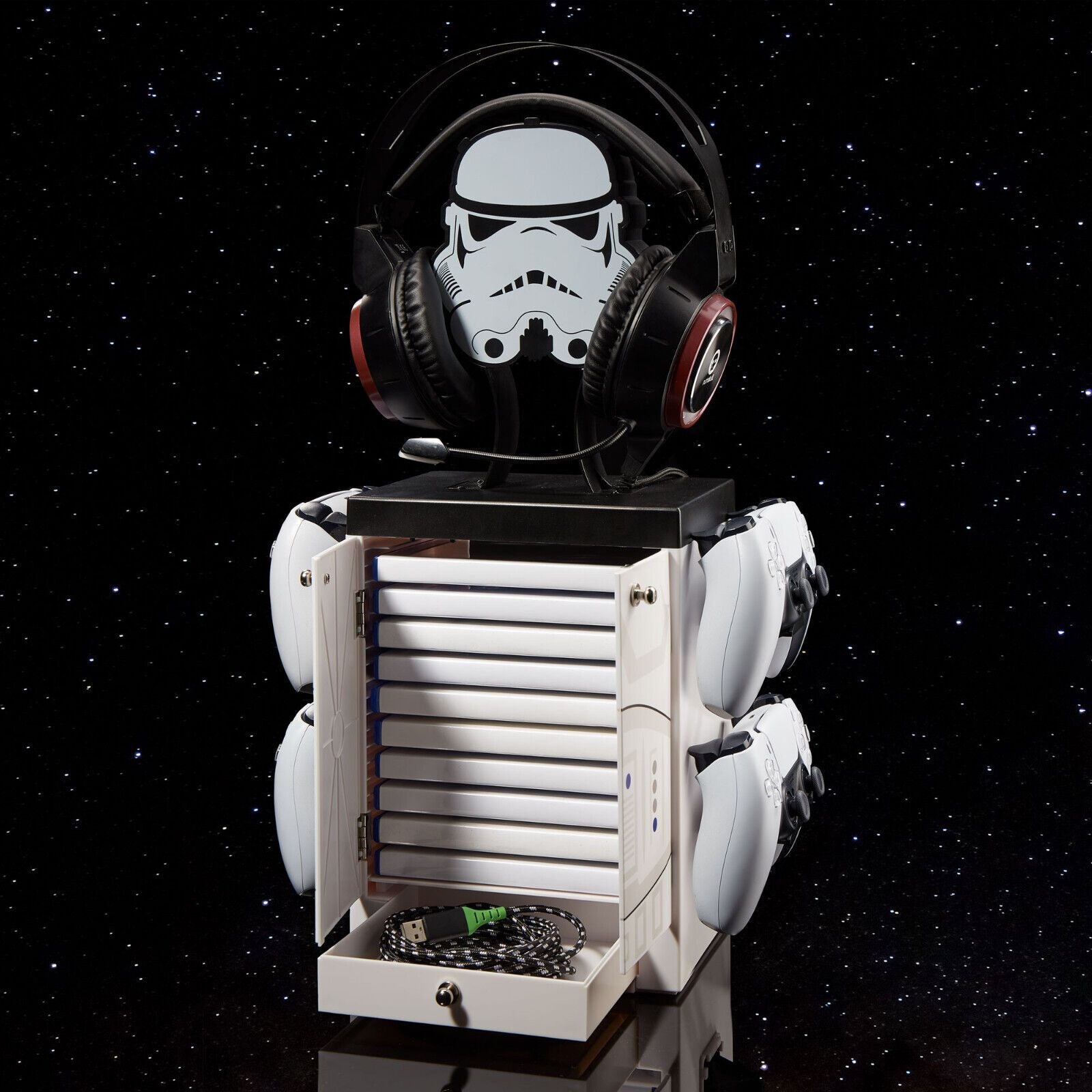 Numskull Official Original Stormtrooper Gaming Locker - Pixel Corner