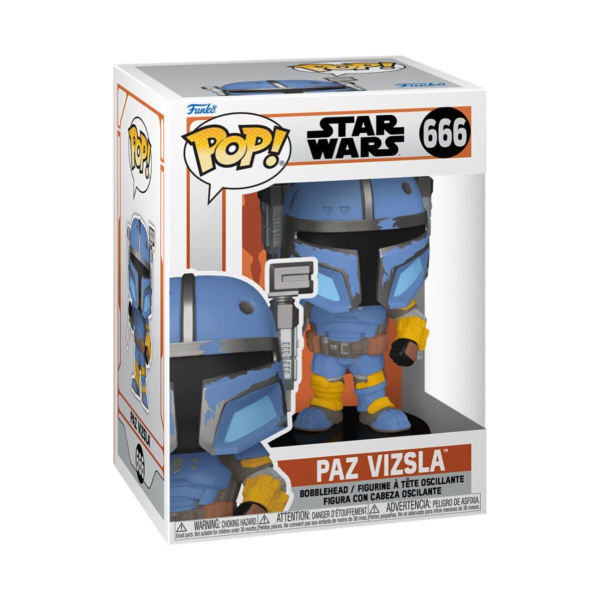 Funko POP! Star Wars Paz Vizsla The Mandalorian #666 Vinyl Figure New - Pixel Corner