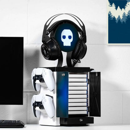 Numskull PS5 Inspired Blue and White Gaming Locker - Pixel Corner