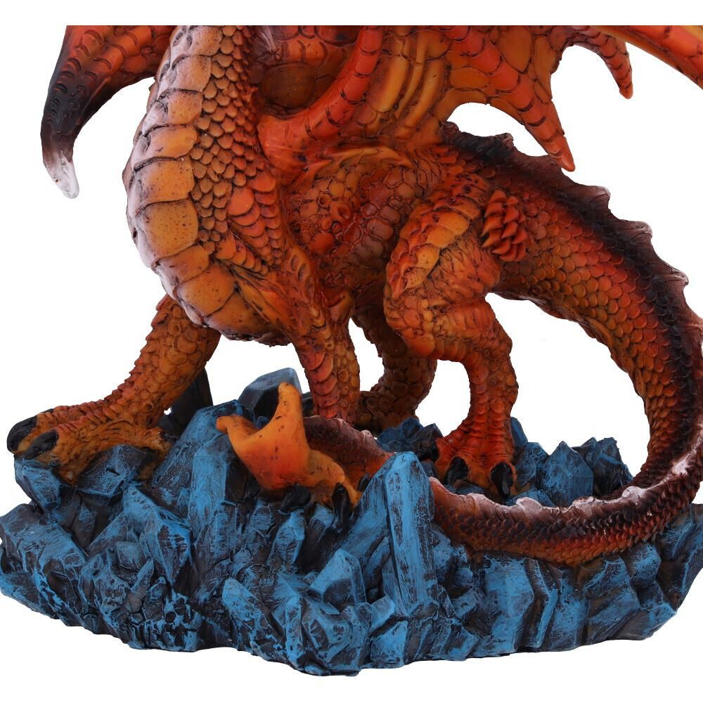 Gothic Orange Dragon "Ember Guard" Figurine Ornament Nemesis Now New & Boxed