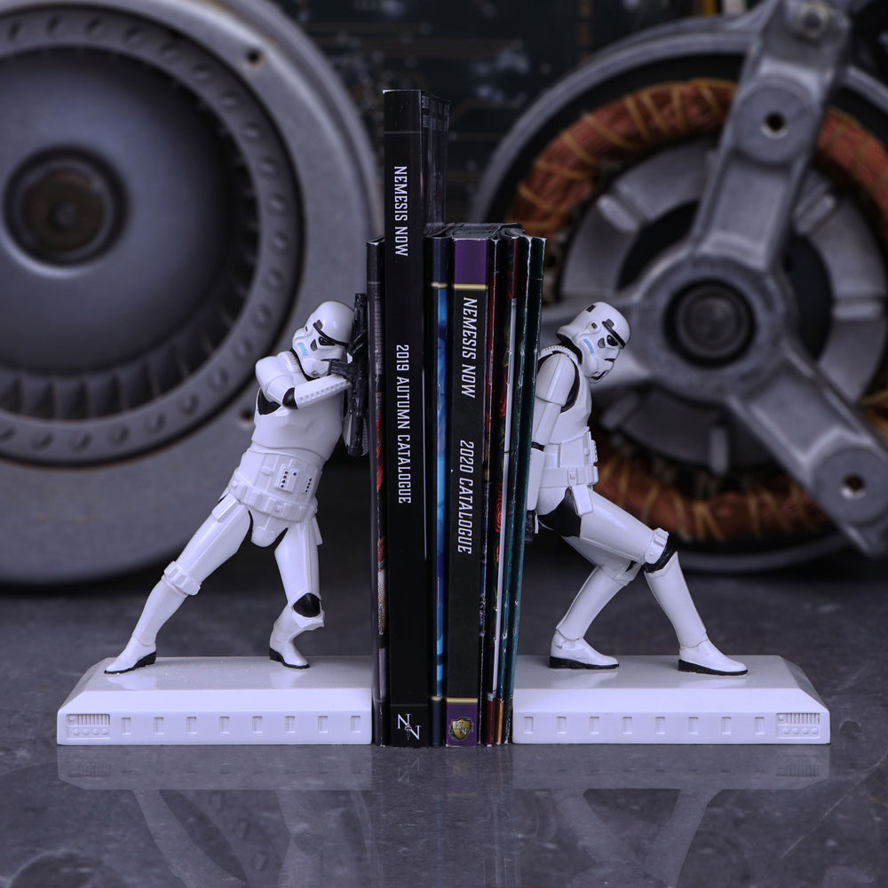 Stormtrooper Bookends 18.5cm - Nemesis Now - Pixel Corner