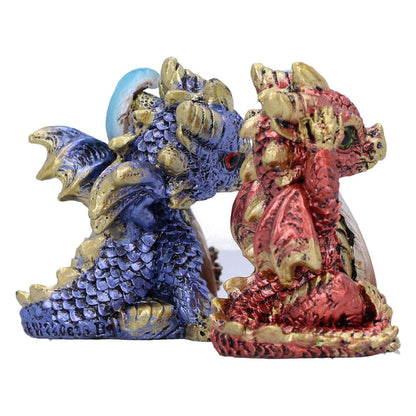 Storytellers Cat Figurines (Set of 2) by Nemesis Now – Gothic Fantasy Decor