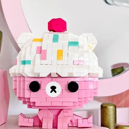 Bruno Mini-Bricks | Momiji Collectible | 557 Pieces | Gift Box | Construction - Pixel Corner