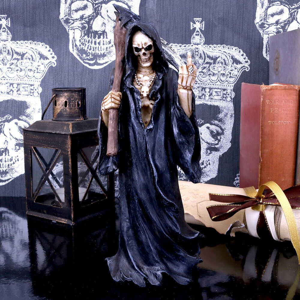 Death Wish - ill Wishing Gothic Reaper Figure Ornament - Nemesis Now - 22cm - Pixel Corner