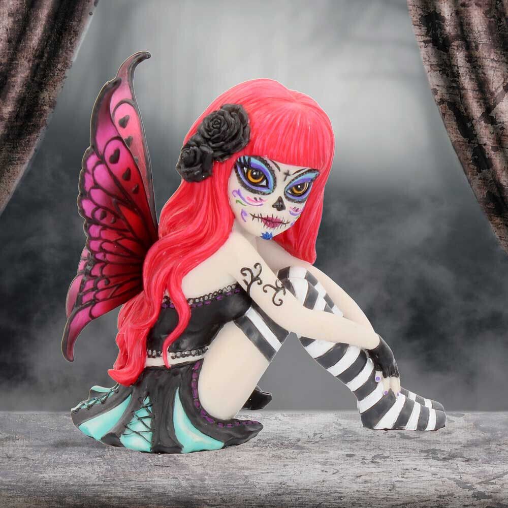 Nemesis Now VALENTINA Sugar Skull Fairy Ornament ORNAMENT 10cm - Pixel Corner