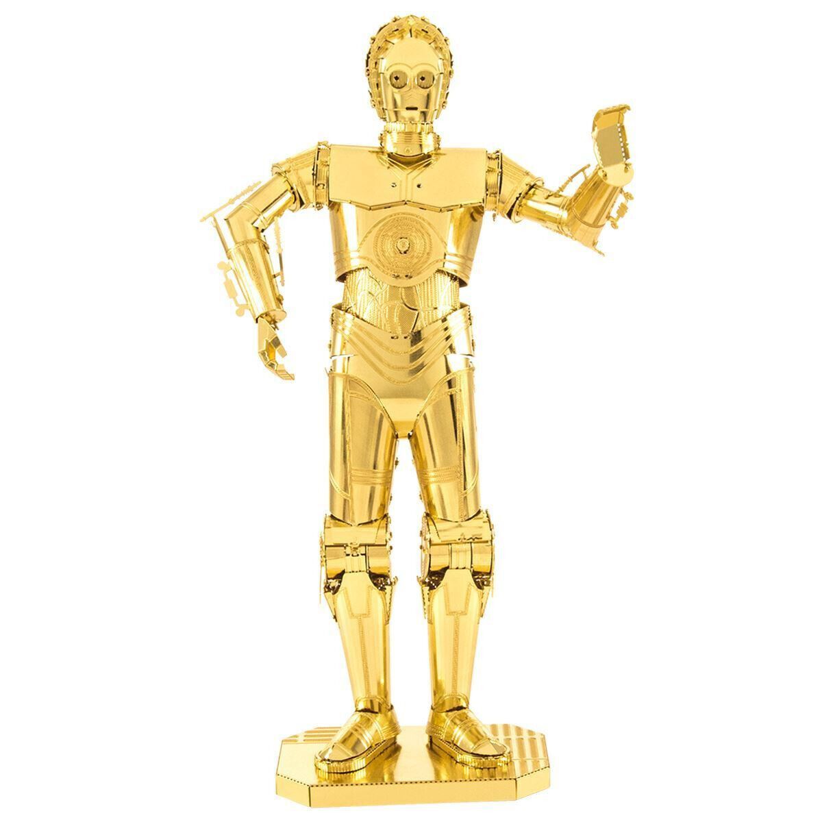 Star Wars C-3PO Gold Metal Earth Model Kit - Fascinations Metal Earth 3D - Pixel Corner