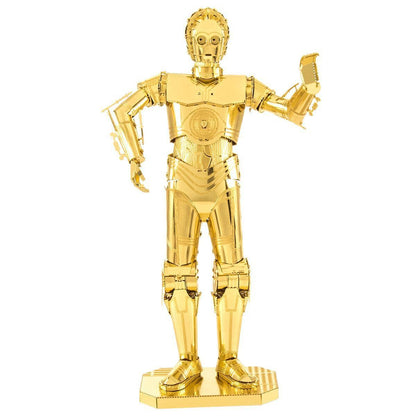 Star Wars C-3PO Gold Metal Earth Model Kit - Fascinations Metal Earth 3D - Pixel Corner