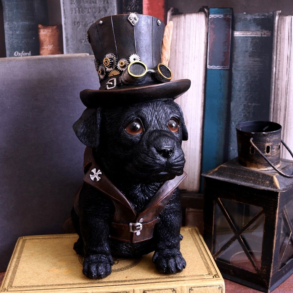 Cogsmiths Dog 21cm Collectible Figurine | Nemesis Now | Steampunk Decor - Pixel Corner