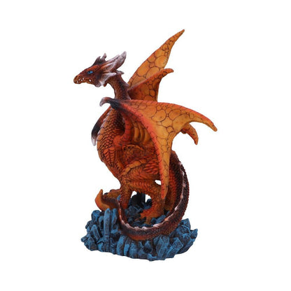 Gothic Orange Dragon "Ember Guard" Figurine Ornament Nemesis Now New & Boxed